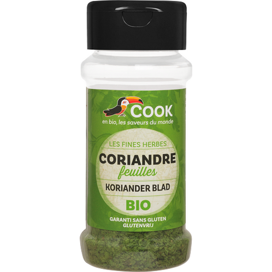 Cook épices -- DDM 28.10.2024 Coriandre en feuilles bio (origine UE) - 15 g